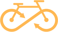 RefurbishBike orange cykel logo